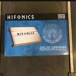 Hifonics 3200 watts amplifier 1 channel bass amplifier with bass knob