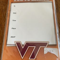 VT Invitation Cards . Pack Of 10. New