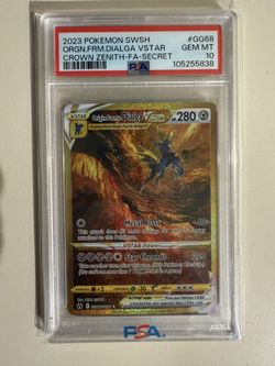 Origin Forme Dialga VSTAR (Secret) PSA 10