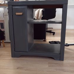 Solid Wooden Open Cabinet 