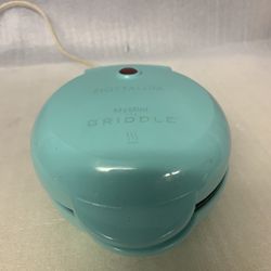 Nostalgia MyMini Personal Electric Griddle Mini Pancake Maker 5” Used