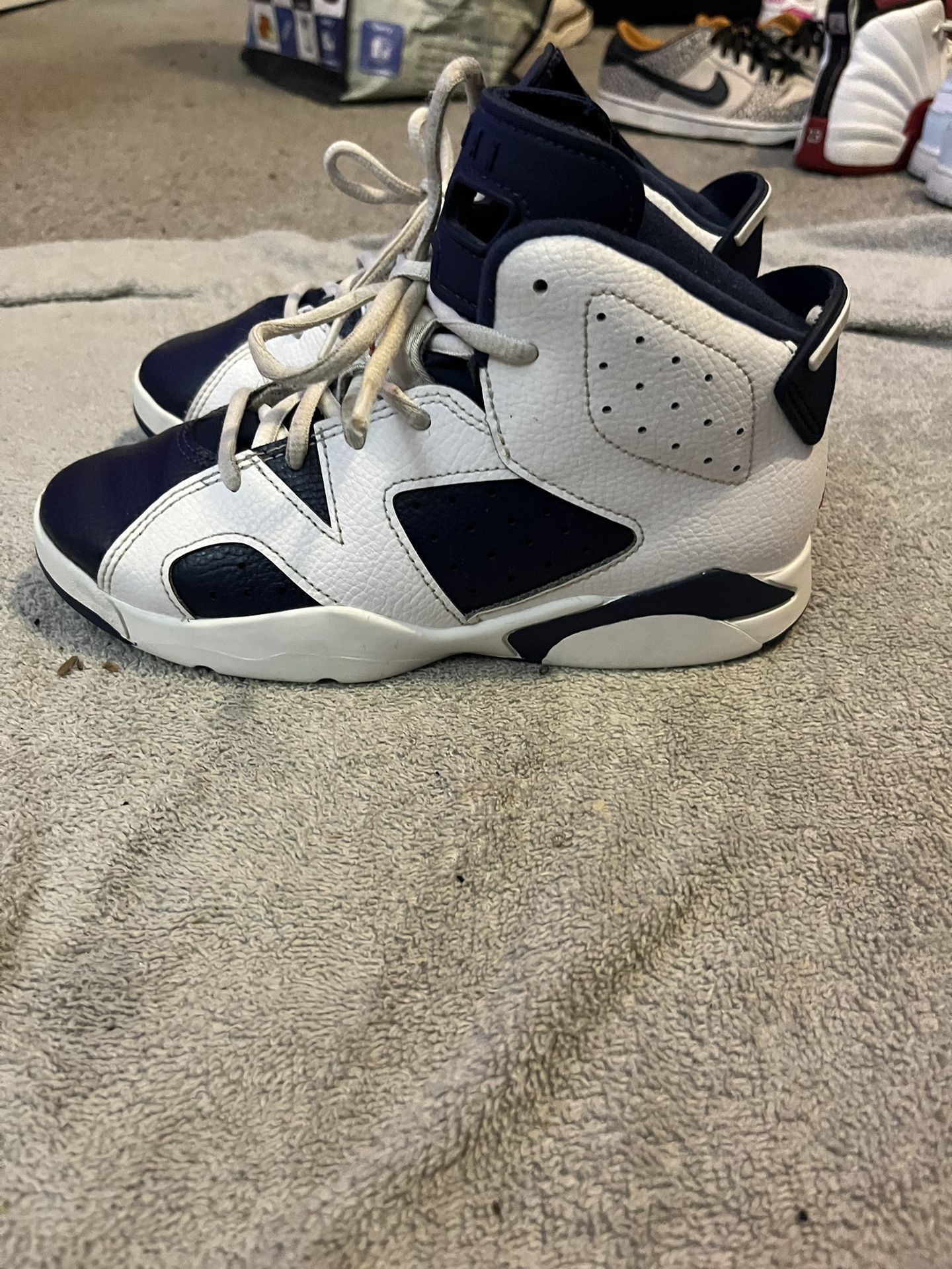 Size 3Y Boys Jordan 6 Retro Olympic 2024 
