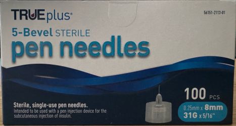 TruePlus Pen Needles 8MM 31G