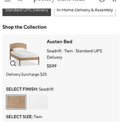 Pottery Barn Twin Bedroom Set