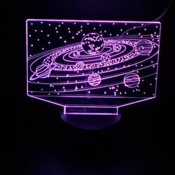 3d Illusion Lamp (The Universe )