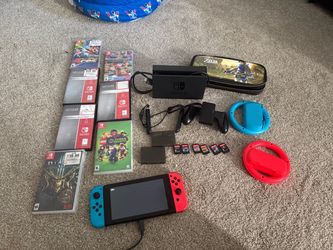 Switch bundle Zelda, assassin creed, diablo, MK8
