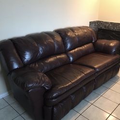 Chocolate Love Seat and Couch