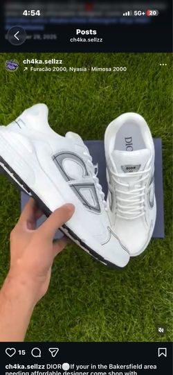 BLACK AND WHITE DIOR B30