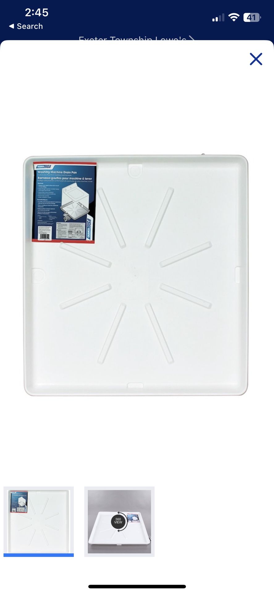 Washing Machine Laundry Pam Water Protector Plastic Drain