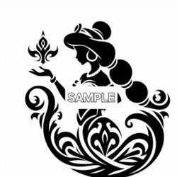 Jasmine Car Window Decal Sticker