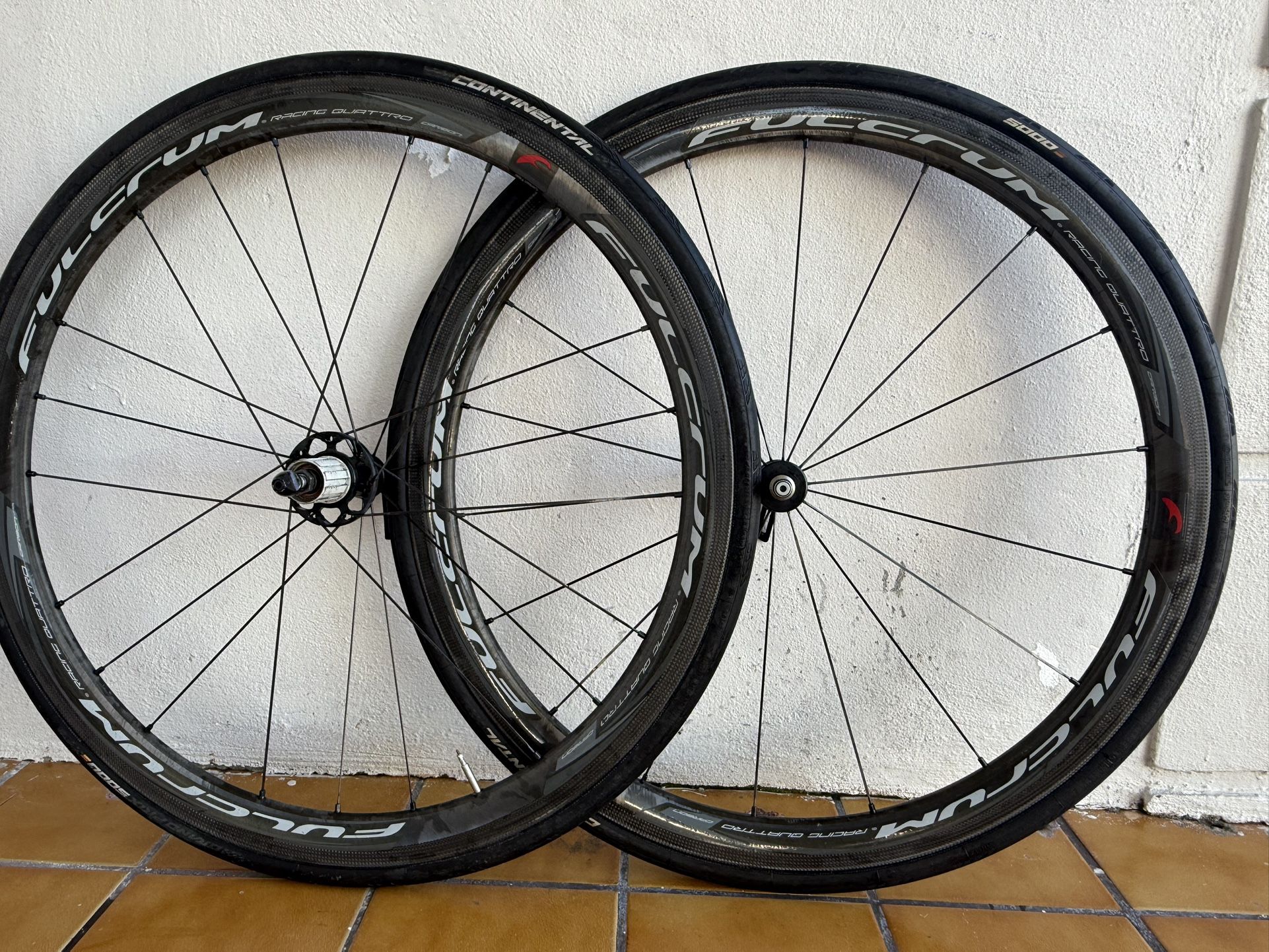 Fulcrum Racing Quattro Carbon Wheel Set Road Bike