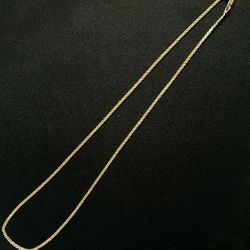 10K Yellow Gold Bismark 1.7mm Ladies Necklace NEW 18’  