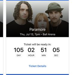 Paramore Concert Tickets