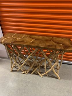 Natural Wood Table 