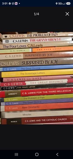C.S. Lewis books, $7 - $10 each, see 4 pics