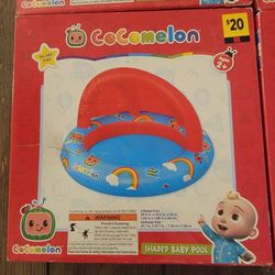 BRAND NEW-Cocomelon Toddler Inflatable Shaded Pool Ages 2+ (4  available)