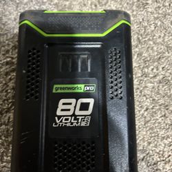 Green works Pro  80volt 