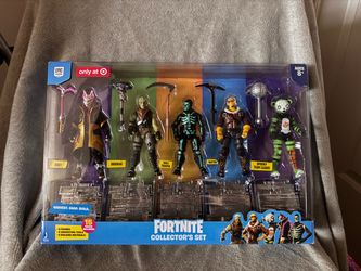 Fortnite Collector’s Set 5 Pack Jazwares Target Exclusive Drift Skull Trooper NEW