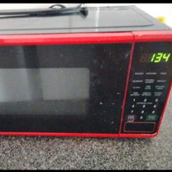 Red Microwave 