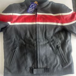 New With Tags Motorbike Jacket Leather XL