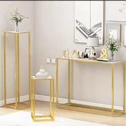 K30 $80  Lamerge 3pcs Console Table