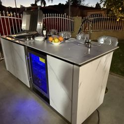 Brand New Bbq Island 
