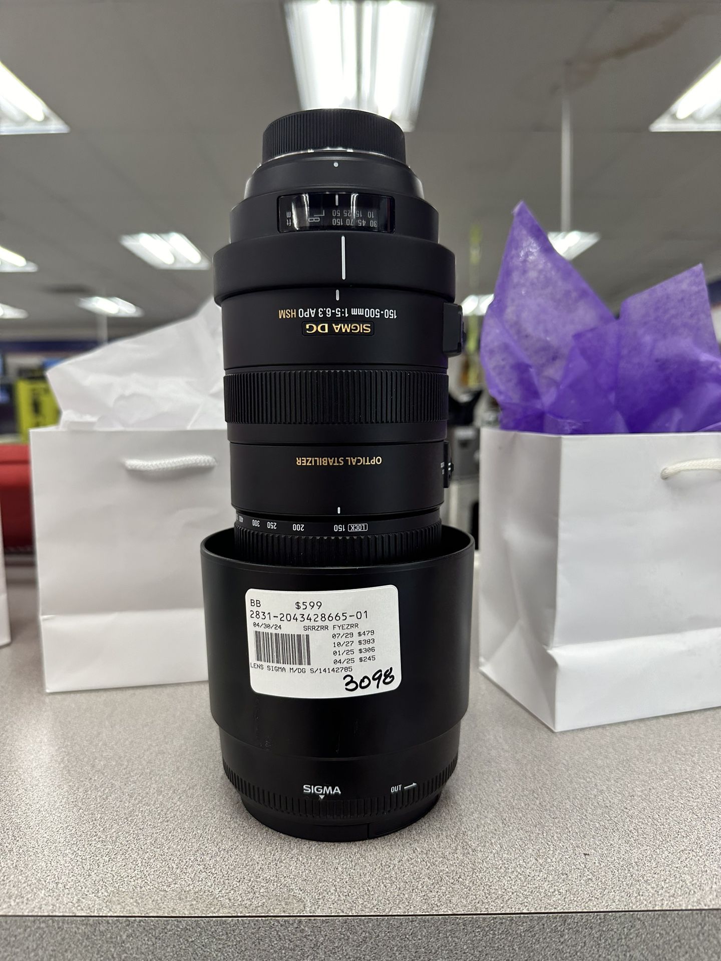 Sigma Camera Lens 