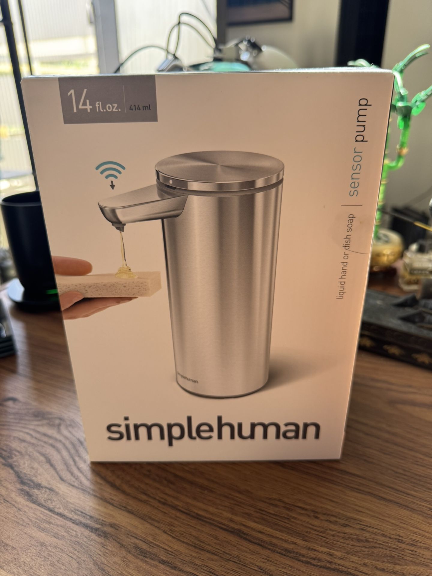 Brand New 14oz Simplehuman Soap sensor Pump Dispenser $75 OBO