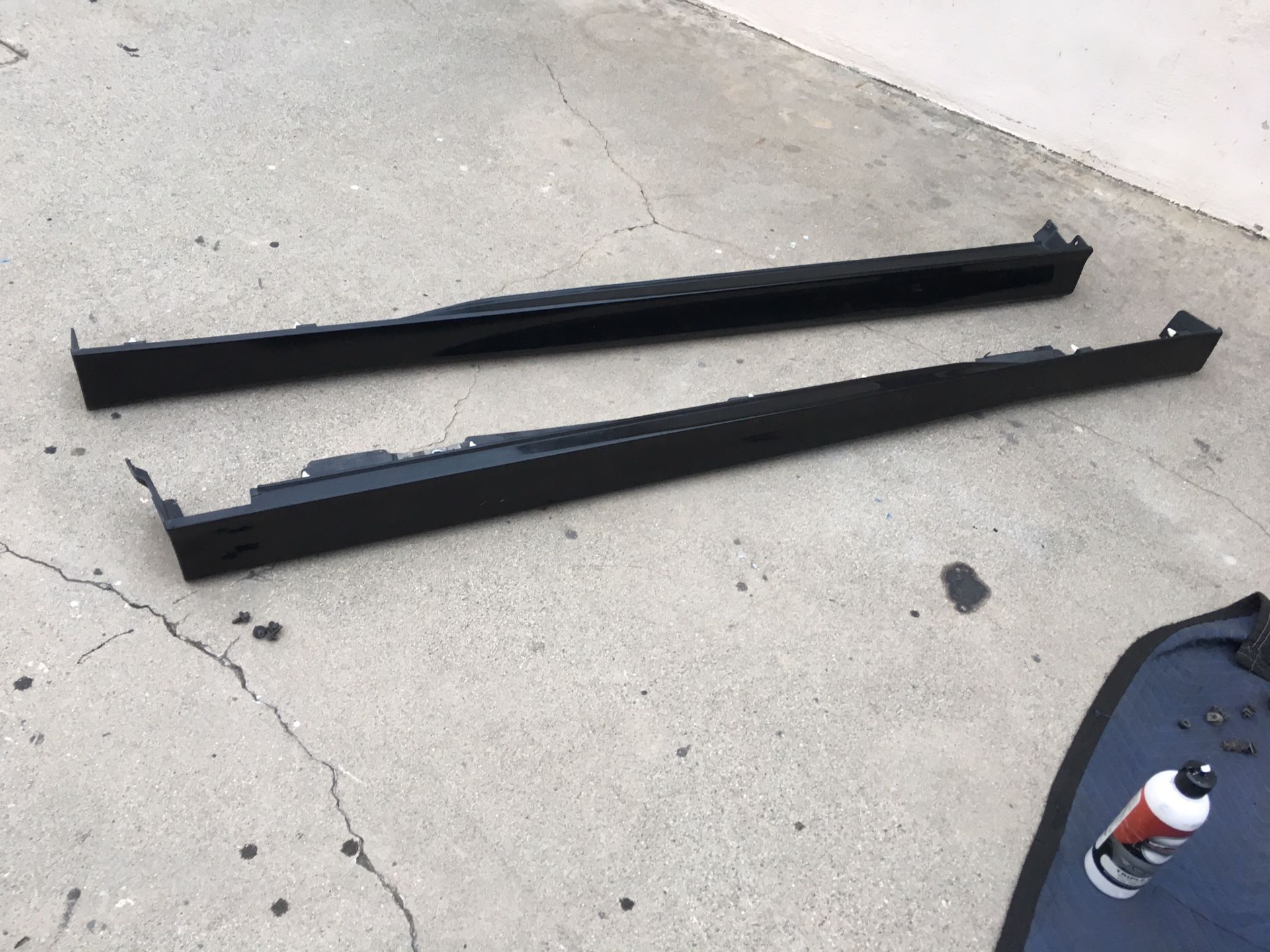 02-06 Acura Rsx-A Spec Side Skirts- with hardware included Oem Honda Made in Japan-Rare item to have/Oem Black -Asking $190.00 Firm