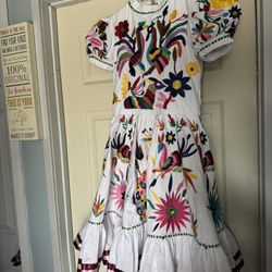Vestido Bordado Para Niña