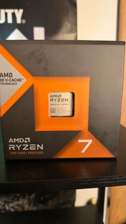 7800x3d. New and sealed
