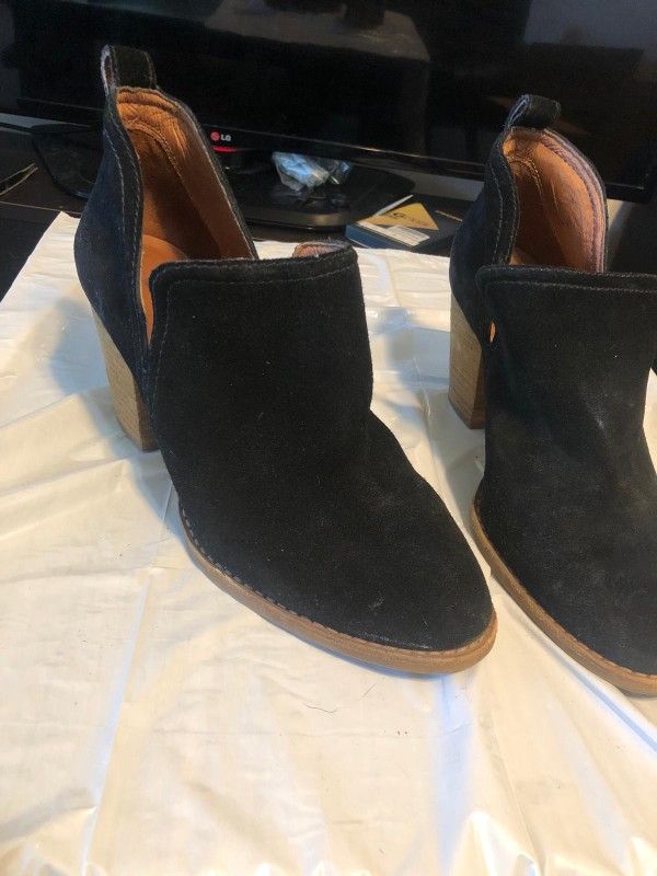 Black Booties - Size 7.5