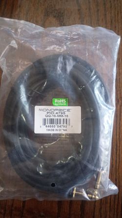 Mono price Cable 15 ft male to male