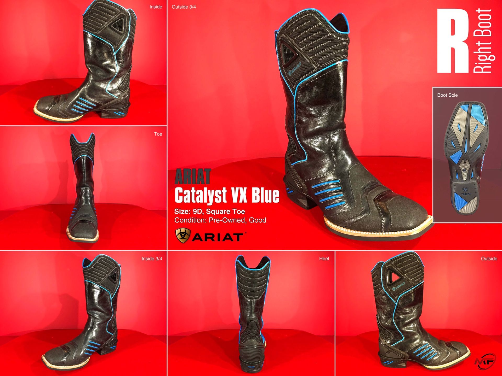 Ariat catalyst top vx thunder black