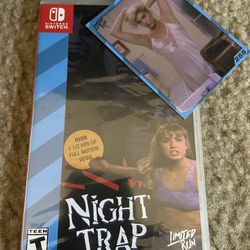 Limited Run night Trap For Nintendo Switch