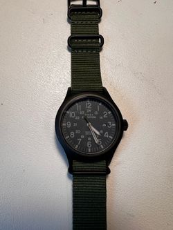 Timex Expedition 40mm Watch – Military Green Nylon Strap, Rugged Field Style