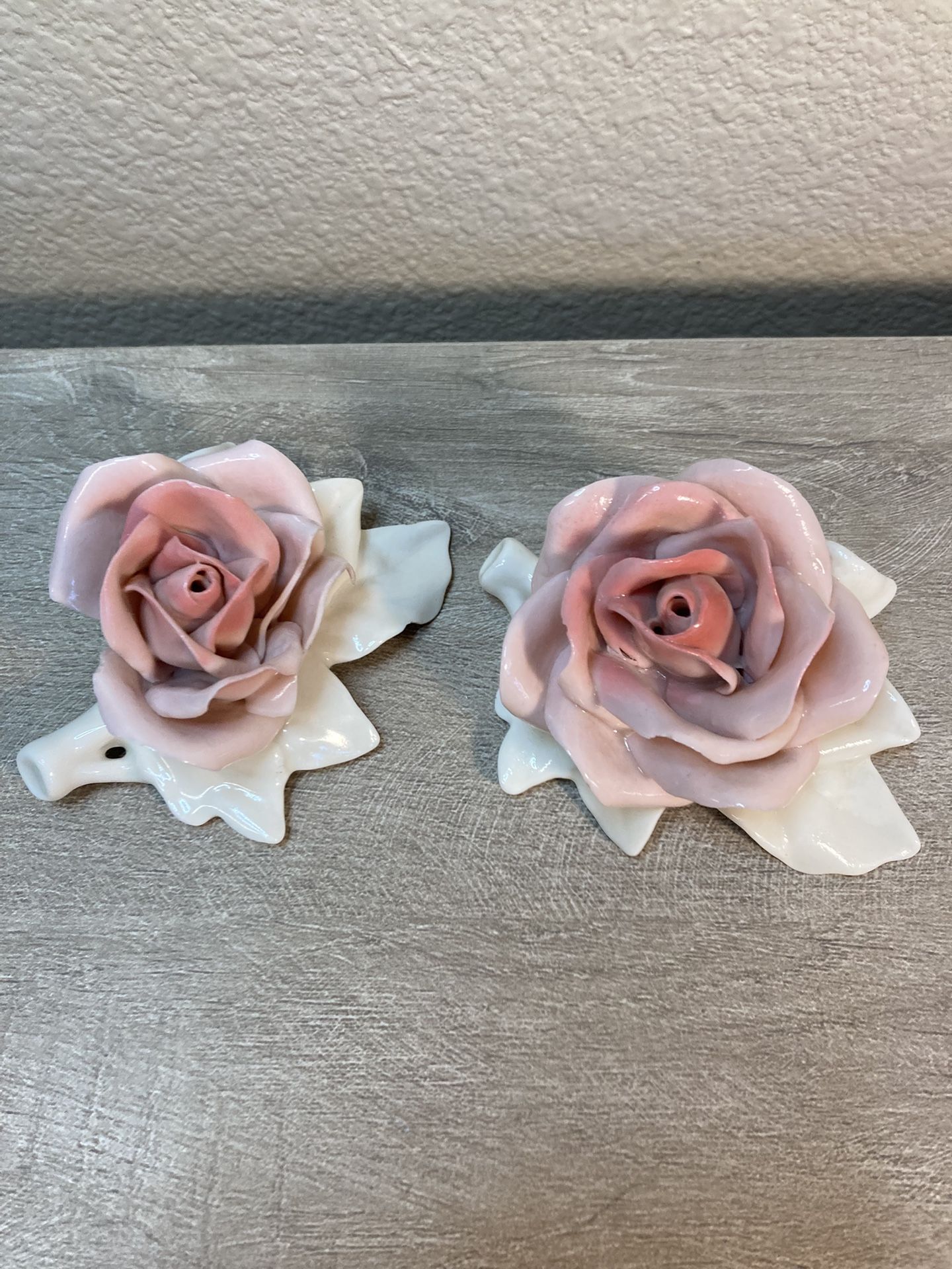 Karl Ens Porcelain Rose Figurines