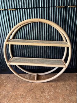 RATTAN WALL-MOUNT SHELF
