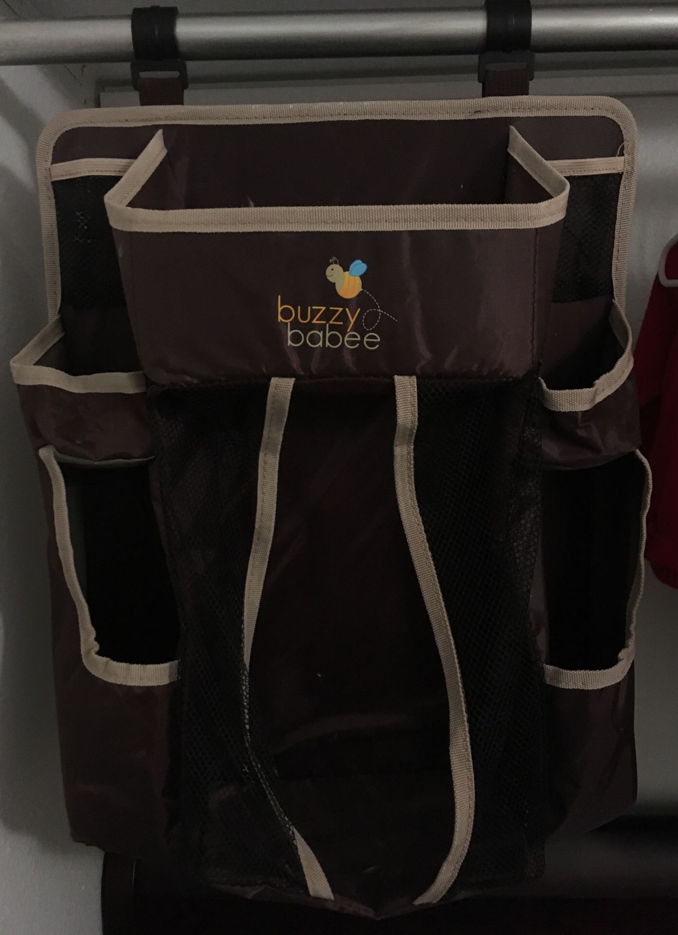 Diaper changing organizer