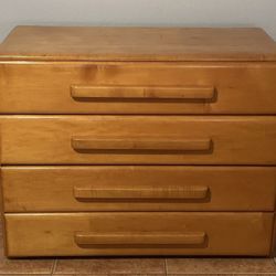 Vintage Russel Wright Conant Ball Dresser And Mirror 