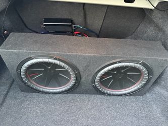 CompR Dual 12" Subwoofers with Enclosure and Memphis amplifier