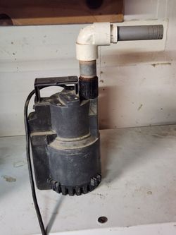 Sump pump works great $50.00