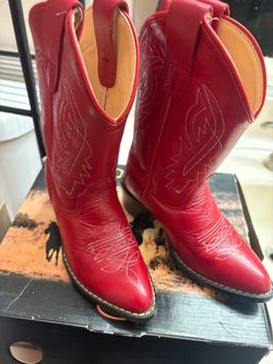 Old West cowboy boots (red) baby boots