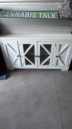 Farmhouse White Credenza / TV Console – $175