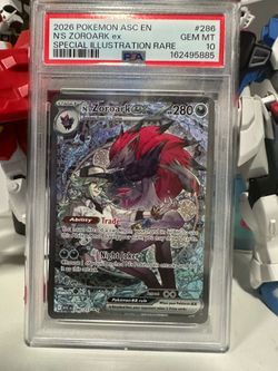 PSA 10 N's Zoroark ex Special Illustration Rare #286