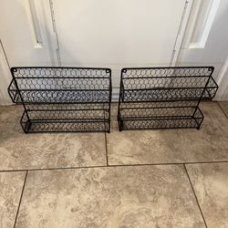 2 x Spice rack / spice holders