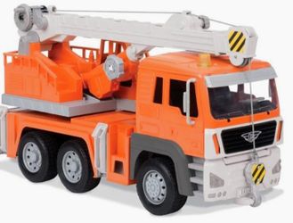 Bruder Orange Crane Truck, 1/16 Scale 