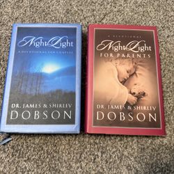 Bundle of 2 James Dobson Night Light Hardback abooks in excellent shape! One for parents and couples