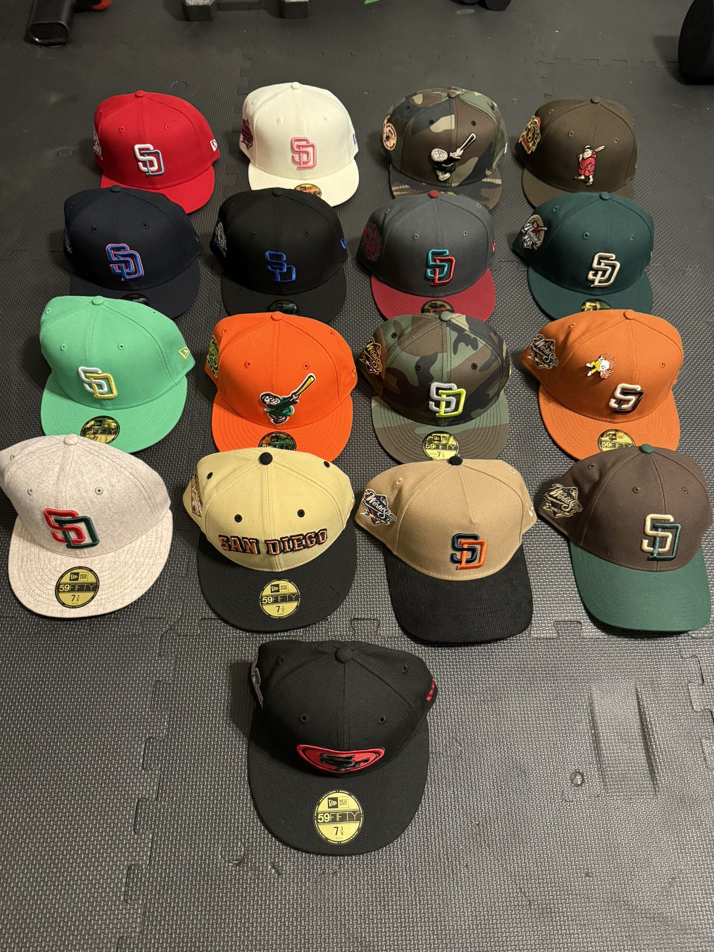 New Era San Diego Padres Fitted caps Hat club Lids Capland