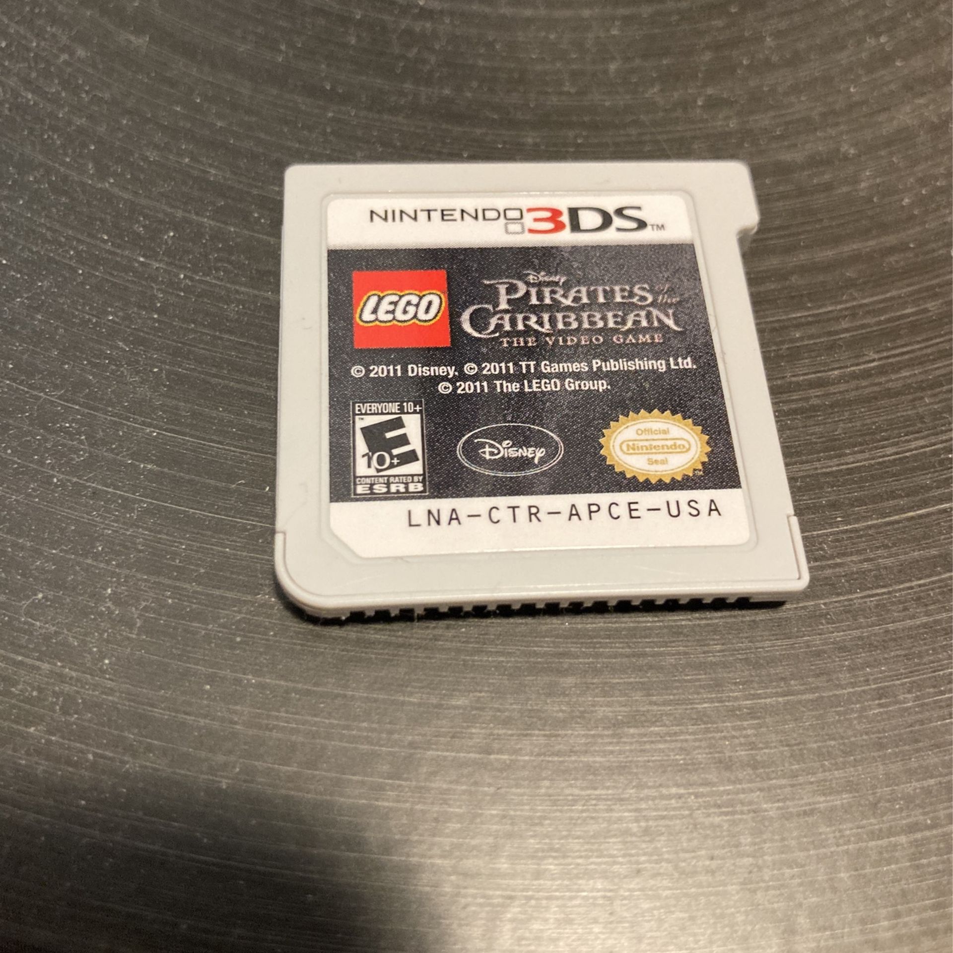 Nintendo 3DS- Lego Pirates Of The Caribbean 